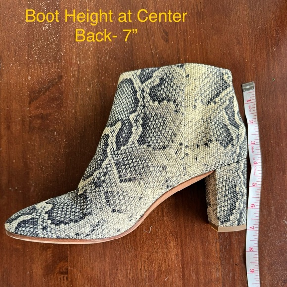 Loeffler Randall ankle boots , size 9, animal print leather. - Picture 7 of 10